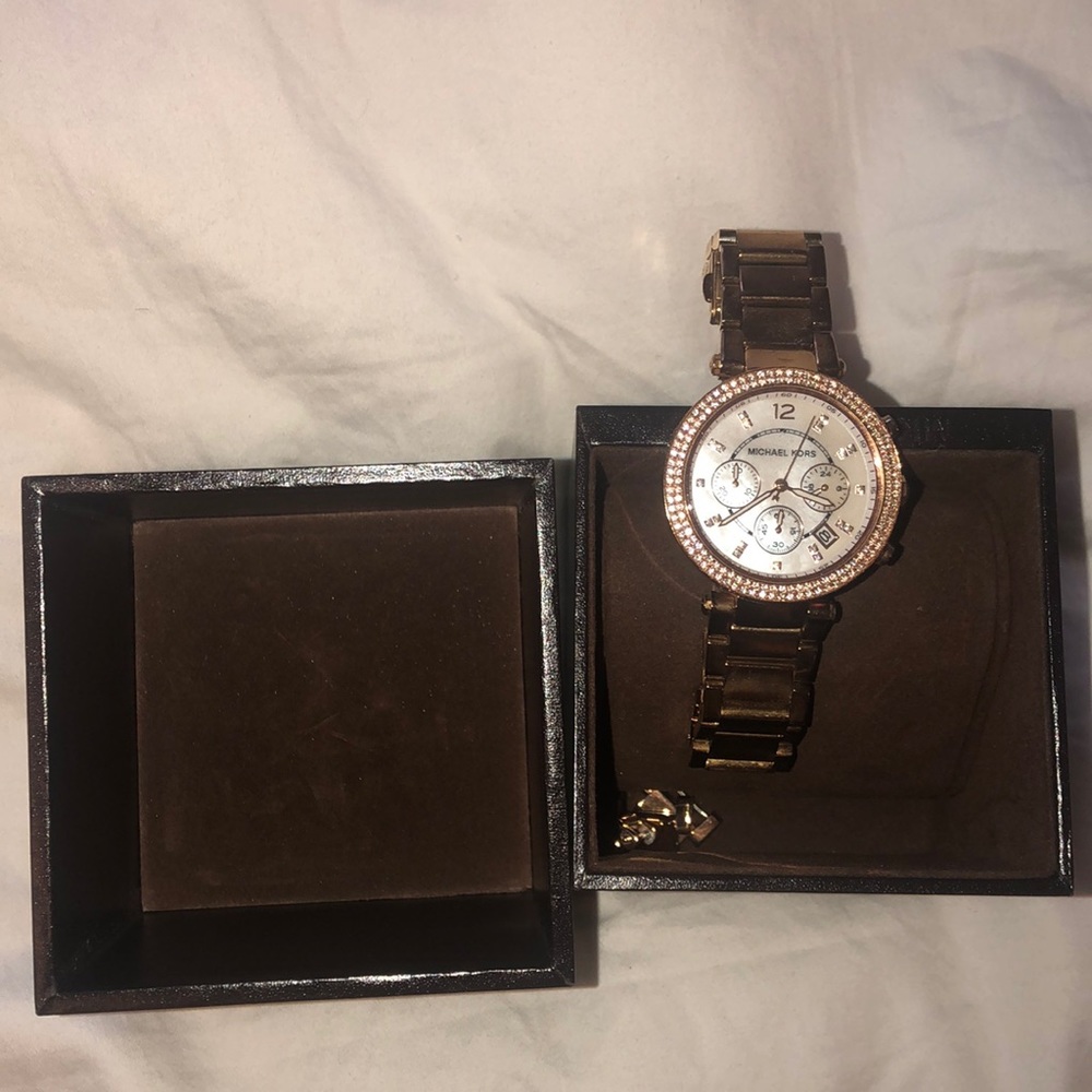 Rose Gold Michael Kors watch